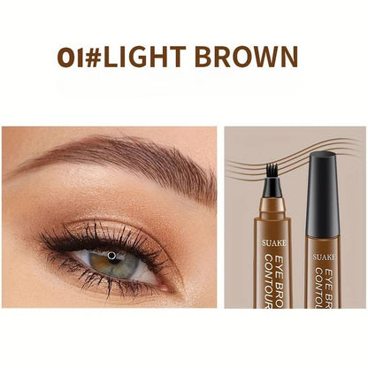 Waterproof Liquid Eyebrow Pen - Long-Lasting, Smudge-Proof Precision for Flawless Brows