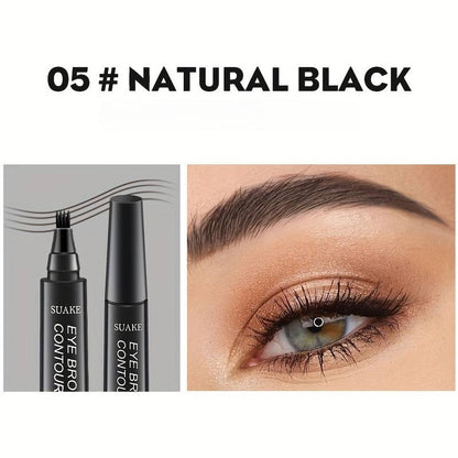 Waterproof Liquid Eyebrow Pen - Long-Lasting, Smudge-Proof Precision for Flawless Brows