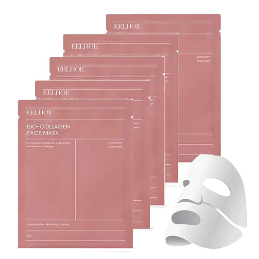 Bio Collagen Face Mask, Hydrating Skin Treatment, Anti-Wrinkle Formula