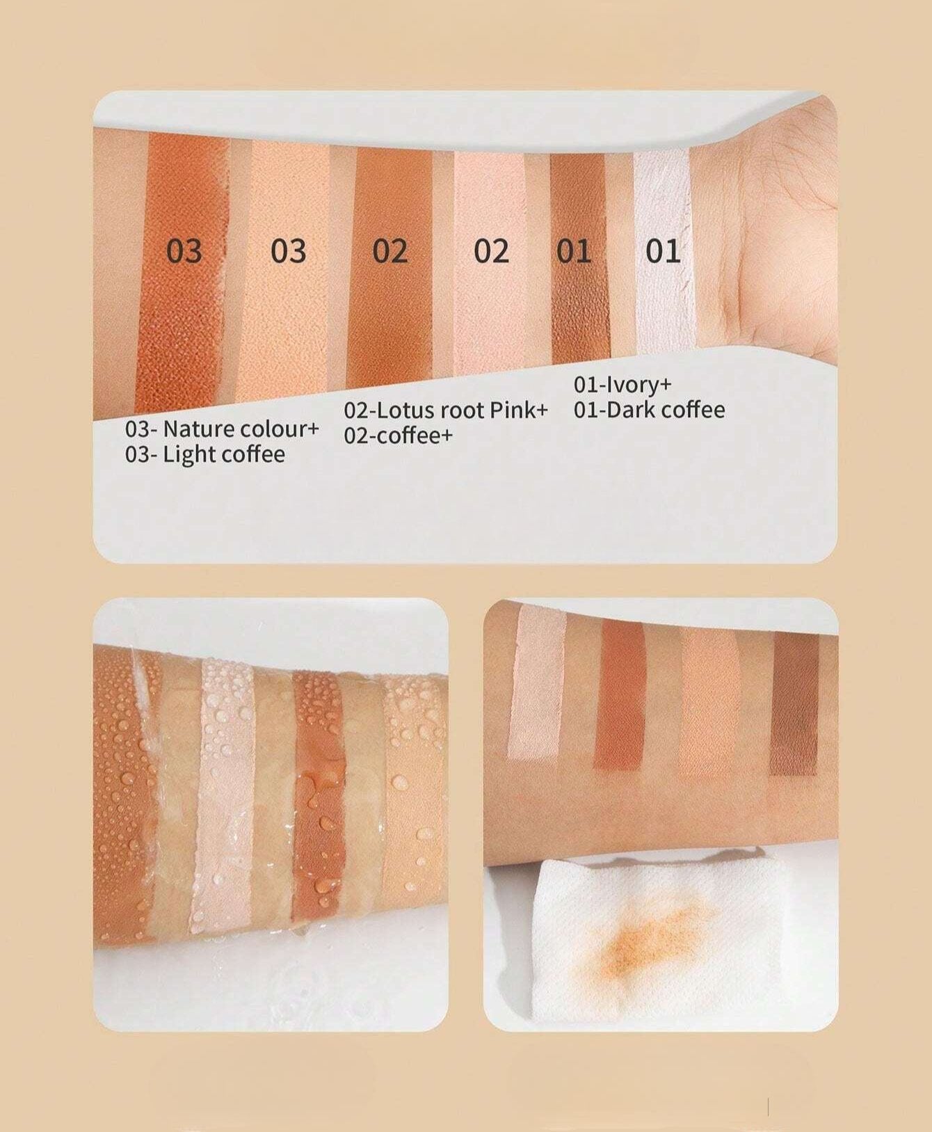 Dual-Ended 2-in-1 Highlight Contour & Concealer Stick - Full Coverage Face Shaping for a Flawless Finish