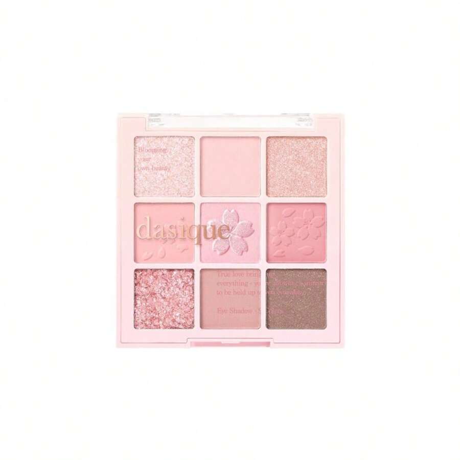 Dasique Shadow Palette Romantic Blossom Collection, Makeup Palette, Eyeshadow Palette, 9 Versatile Shades