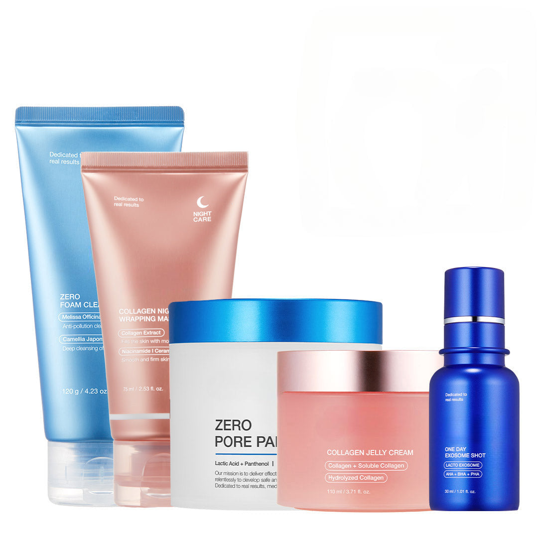 Affordable Glass Glow 7-Day Skincare Set - Complete Routine for Radiant, Poreless Skin