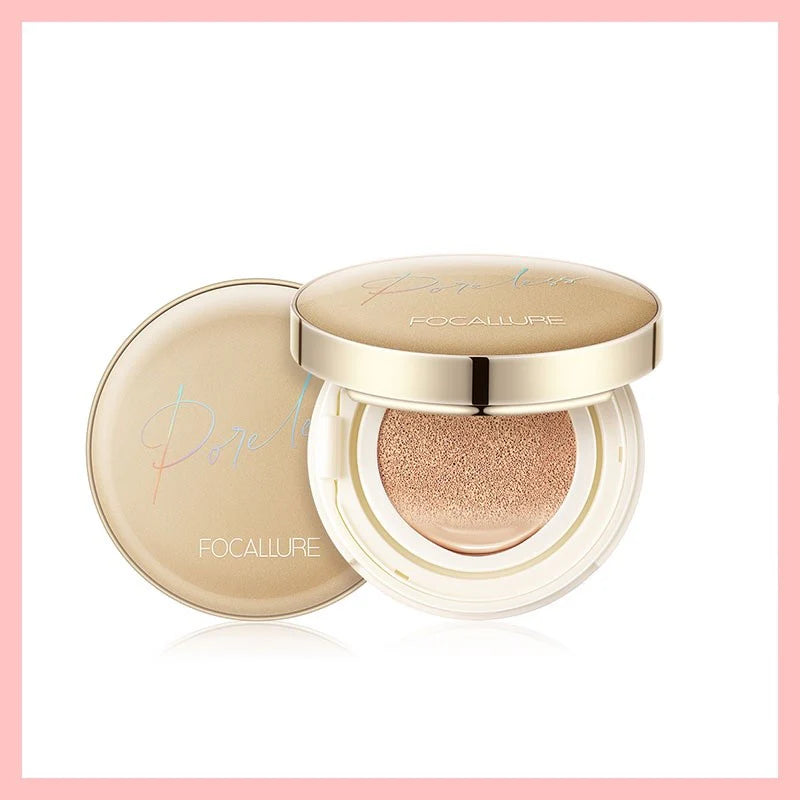 Focallure Poreless Matte Air Cushion Foundation - Flawless, Lightweight Matte Finish