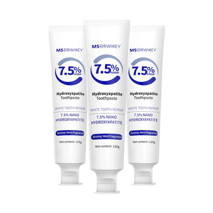 MSDRWIKEY Hydroxyapatite Toothpaste (4.23oz) - Repair and Protect Formula for Stronger, Healthier Teeth