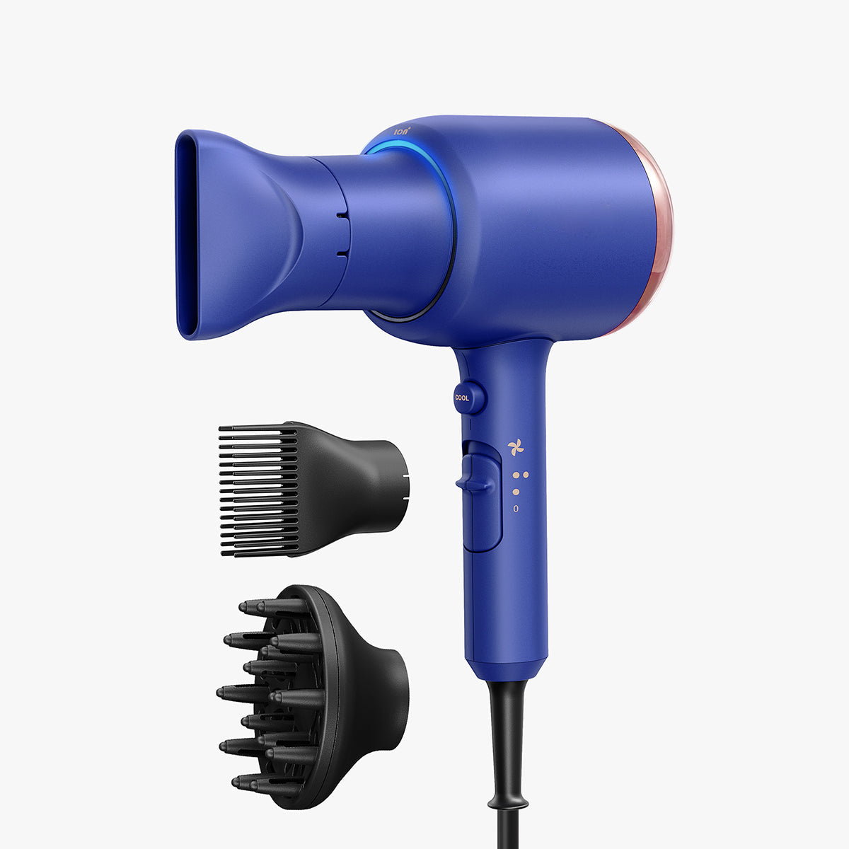 Ionic Hair Dryer with Diffuser - 1875W Professional Blow Dryer with Constant Temperature &amp; Ceramic Technology