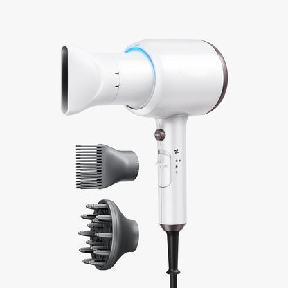 Ionic Hair Dryer with Diffuser - 1875W Professional Blow Dryer with Constant Temperature &amp; Ceramic Technology