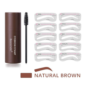 One Step Eyebrow Stamp Shaping Kit - Effortless, Long-Lasting Eyebrow Makeup