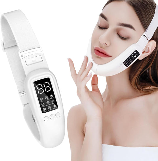 V Line Face Lift Massager - Portable Facial Massage Device with LED Display