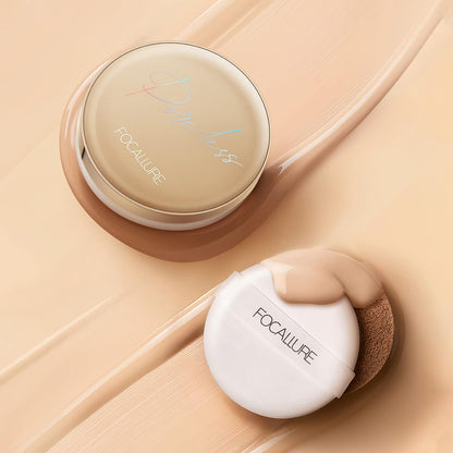 Focallure Poreless Matte Air Cushion Foundation - Flawless, Lightweight Matte Finish