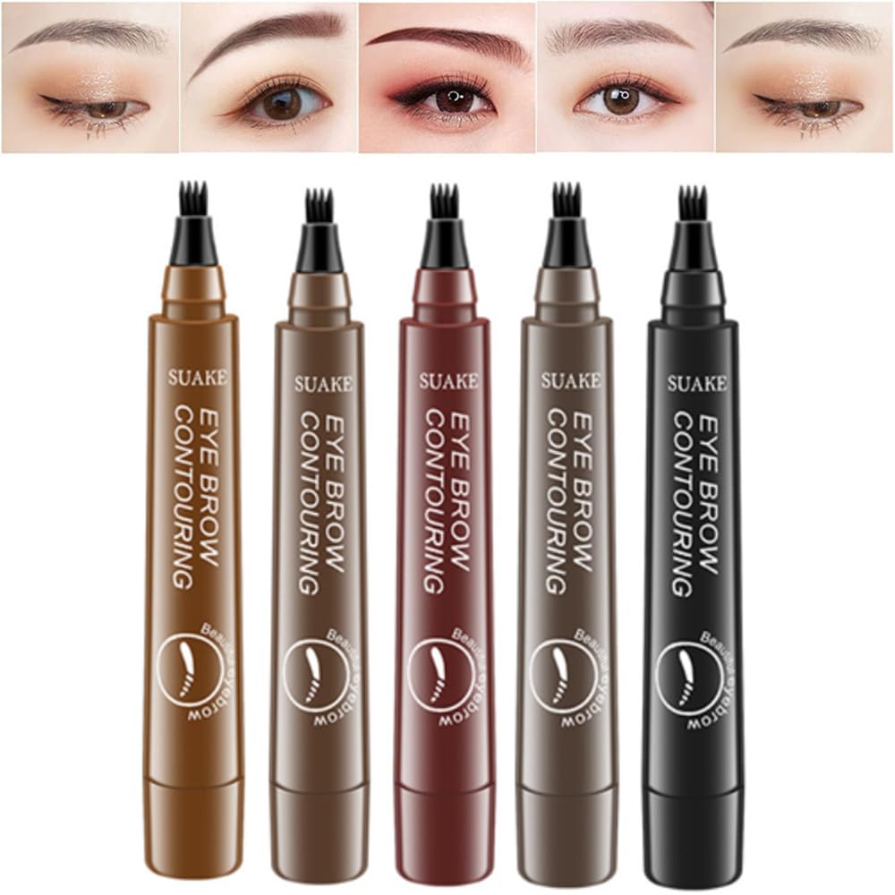 Waterproof Liquid Eyebrow Pen - Long-Lasting, Smudge-Proof Precision for Flawless Brows