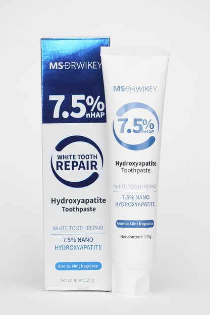 MSDRWIKEY Hydroxyapatite Toothpaste (4.23oz) - Repair and Protect Formula for Stronger, Healthier Teeth