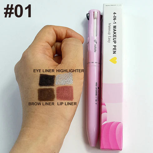 Waterproof 4-in-1 Makeup Pen