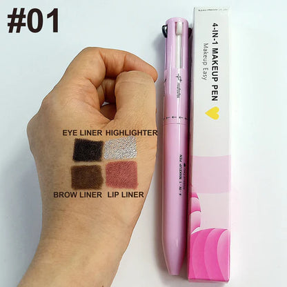 Waterproof 4-in-1 Makeup Pen