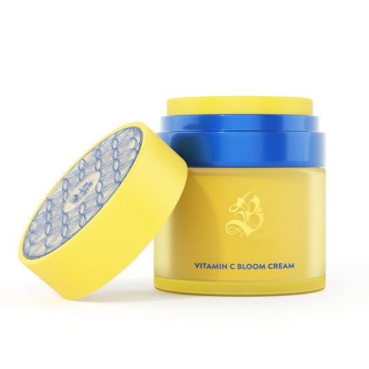 Vitamin C Bloom Cream - Hydrating Facial Cream with Vitamins A, C, and E for Radiant Skin