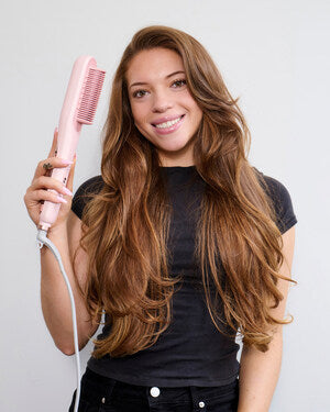 Pro Steam Straightener Brush – Advanced Steam-Infusion for Silky, Hydrated Hair