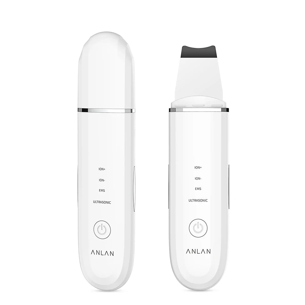 ANLAN Ultrasonic Skin Scrubber - Deep Cleaning and Face Lifting Device for Radiant, Youthful Skin