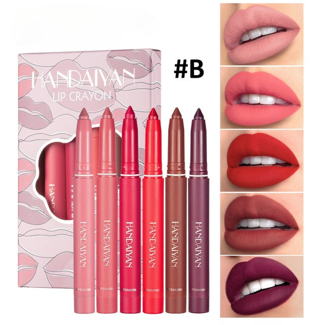 Handaiyan Lip Pen & Lip Crayon Set – Perfect Precision for Bold, Defined Lips