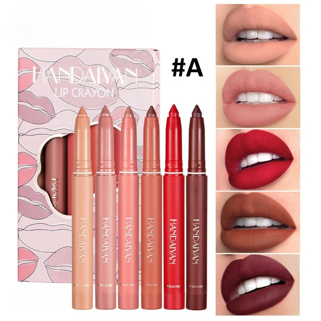 Handaiyan Lip Pen & Lip Crayon Set – Perfect Precision for Bold, Defined Lips