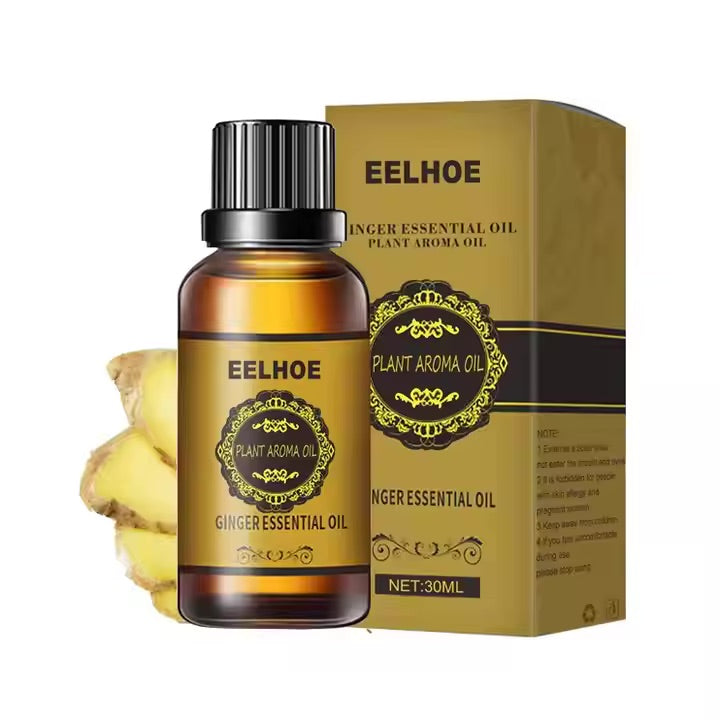 EELHOE Ginger Body Sculpting Oil - Firm, Tone, and Nourish for a Sculpted Look