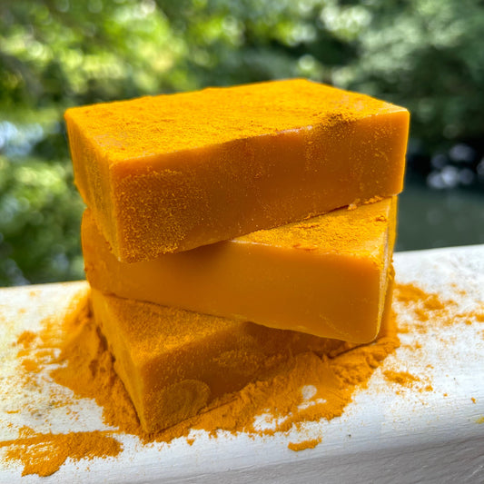 Turmeric Brightening Soap with Kojic Acid, Vitamin C & Alpha Arbutin