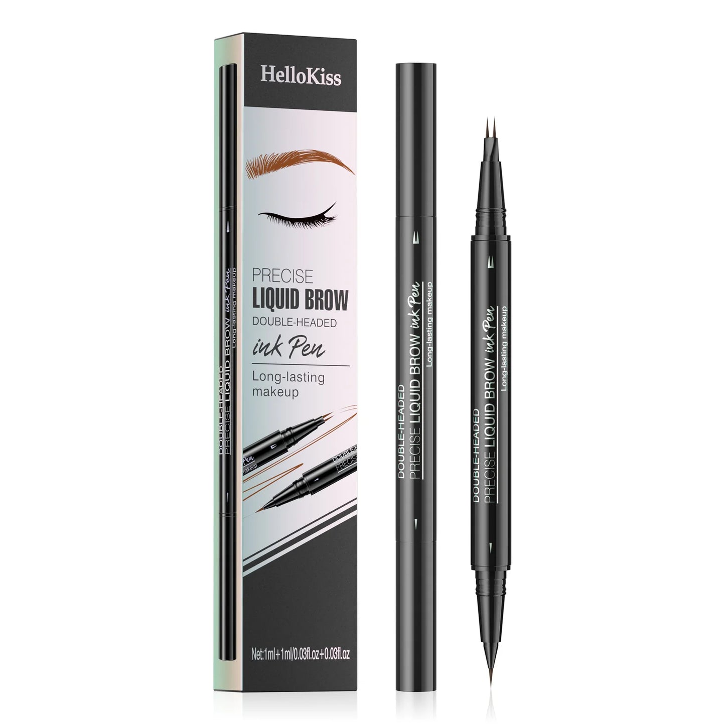 2-in-1 Curved Eyebrow Pen – Shape & Define Your Brows Effortlessly