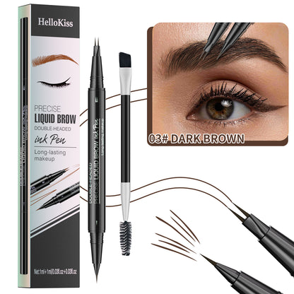 2-in-1 Curved Eyebrow Pen – Shape & Define Your Brows Effortlessly