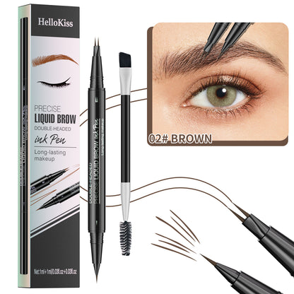 2-in-1 Curved Eyebrow Pen – Shape & Define Your Brows Effortlessly