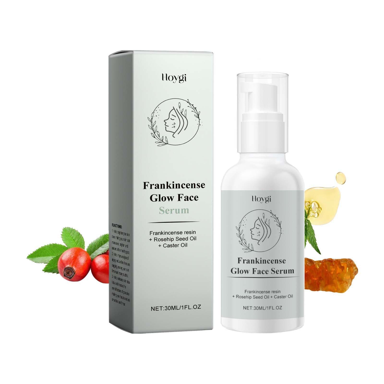 Frankincense Resin Glow Face Drops – Hydrating Nourishing Face Oil for ...