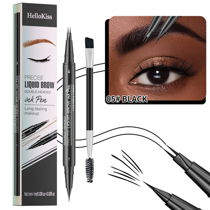 2-in-1 Curved Eyebrow Pen – Shape & Define Your Brows Effortlessly