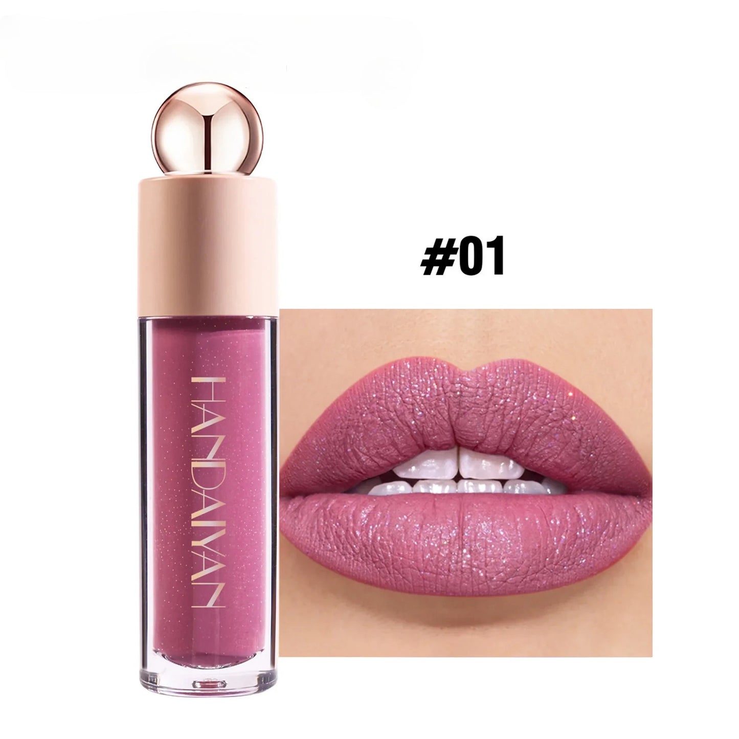 Shimmer Lip Gloss by Handaiyan – High Shine, Moisturizing Lip Gloss