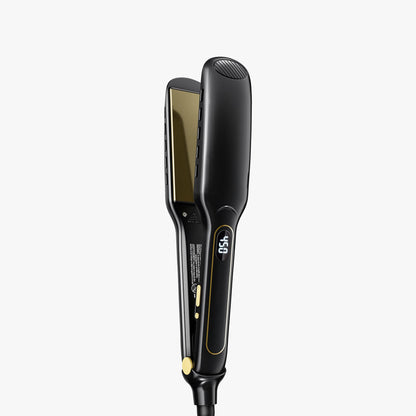 Wide Flat Iron Hair Straightener - Professional 1.75-Inch Titanium Plates for Silky Smooth Hair