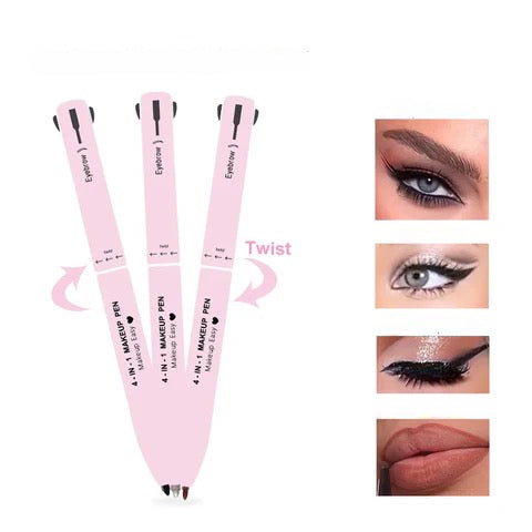 Waterproof 4-in-1 Makeup Pen