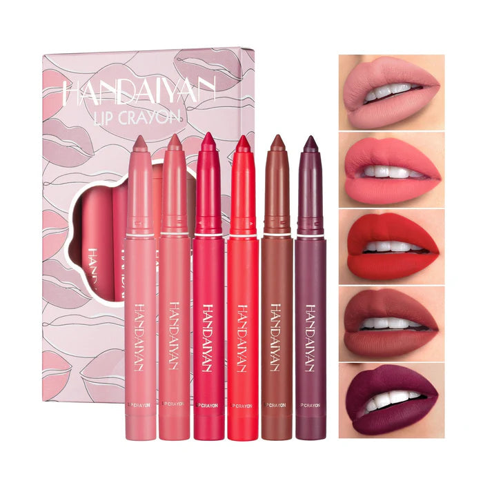 Handaiyan Lip Pen & Lip Crayon Set – Perfect Precision for Bold, Defined Lips