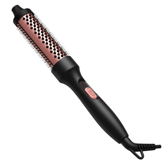 3-in-1 Ceramic Thermal Brush – Hair Curler, Comb, & Curling Wand with Fast Heating | Travel-Friendly Hot Brush with Double PTC Technology