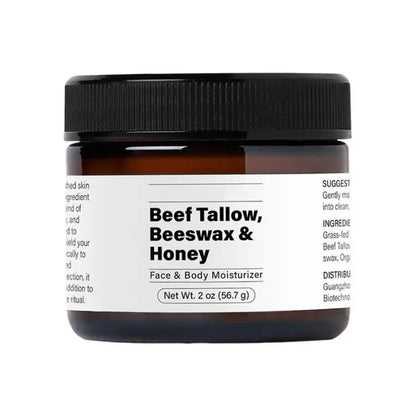 Beef Tallow & Honey Moisturizer – Organic Face & Body Hydration