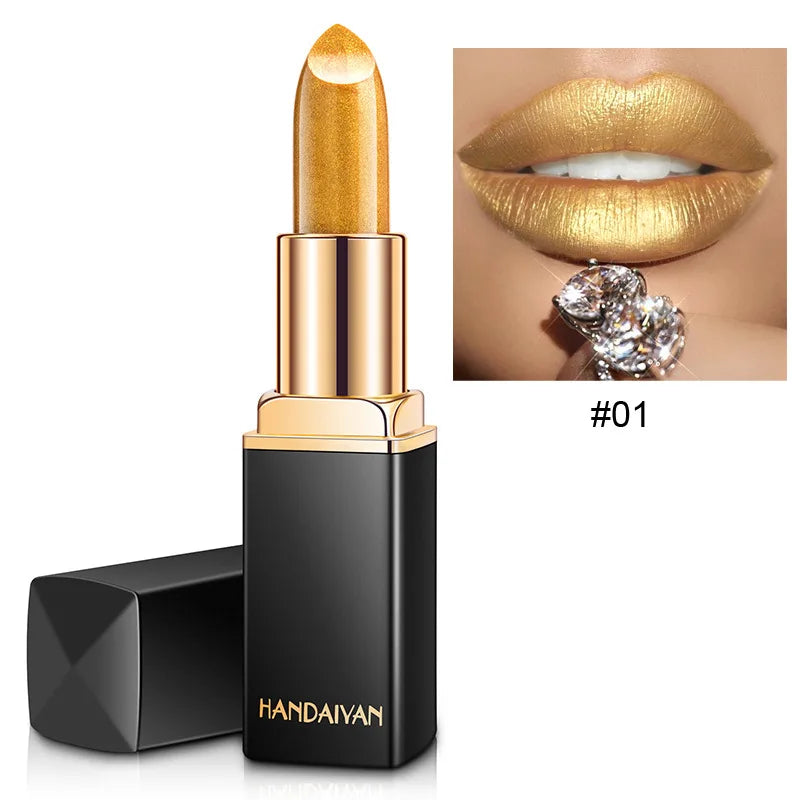 Handaiyan Diamond Shimmer Lip Balm Cream - Sparkling Hydration for Luminous Lips