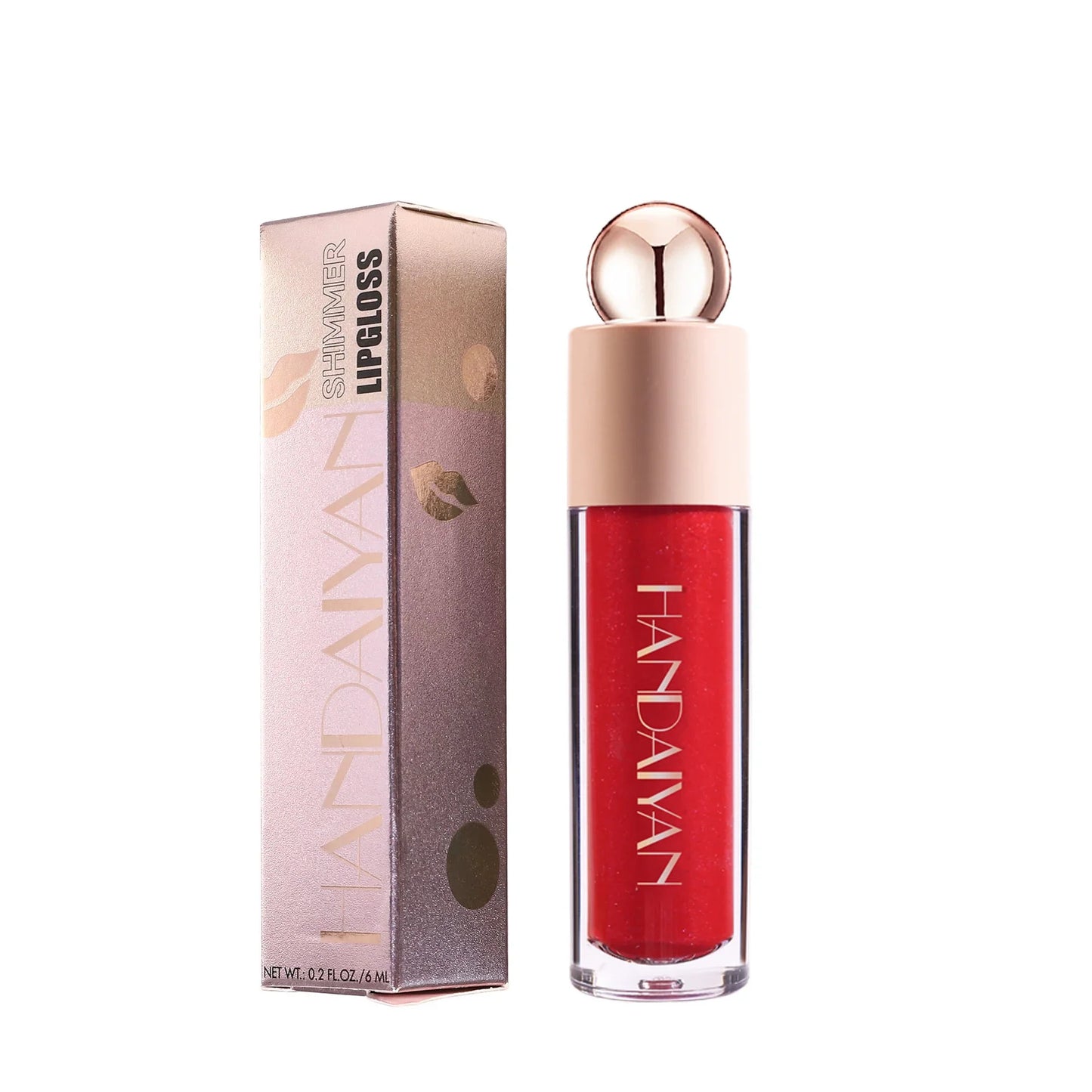 Shimmer Lip Gloss by Handaiyan – High Shine, Moisturizing Lip Gloss