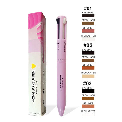 Waterproof 4-in-1 Makeup Pen