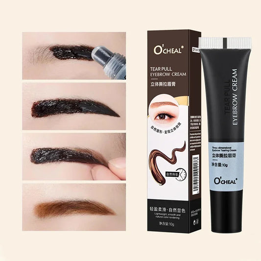 Professional Henna Eyelash & Eyebrow Dye – 15-Min Fast Semi-Permanent Hair Color