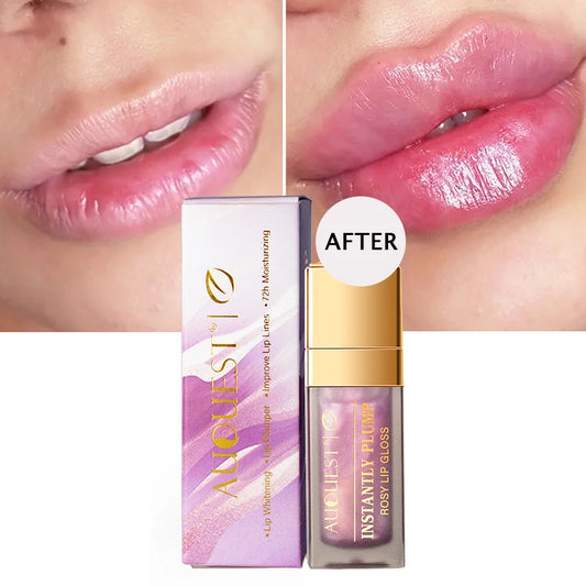 AUQUEST Vitamin E Lip Plumper – Rose Moisturizing & Hydrating Long-Lasting Balm