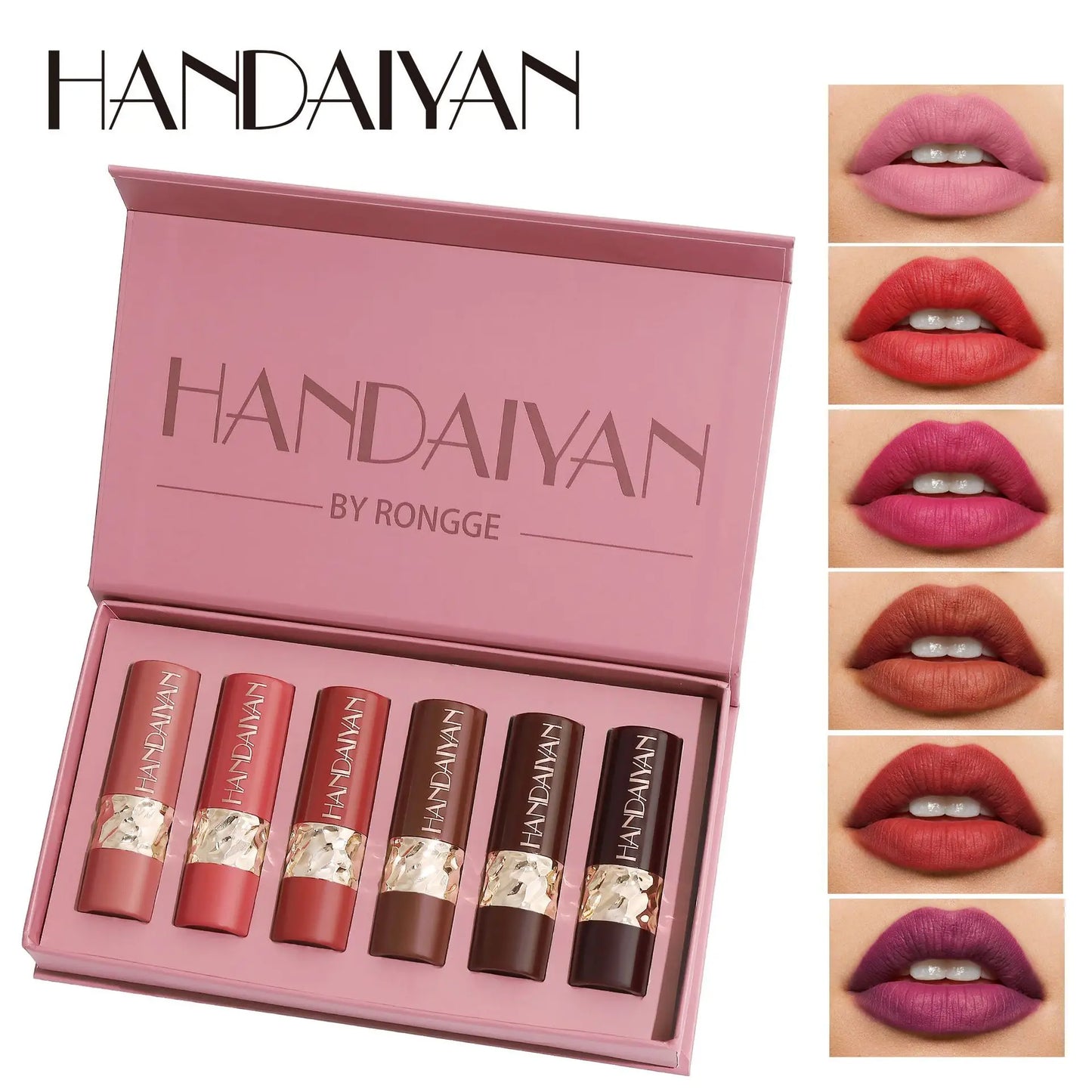 HANDAIYAN By Rongge Long-Lasting Matte Lipstick Kit