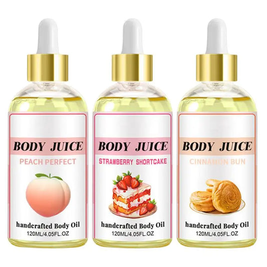 120ml Non-Greasy Body Juice Oil – Moisturizing & Soothing Massage & Aromatherapy Oil