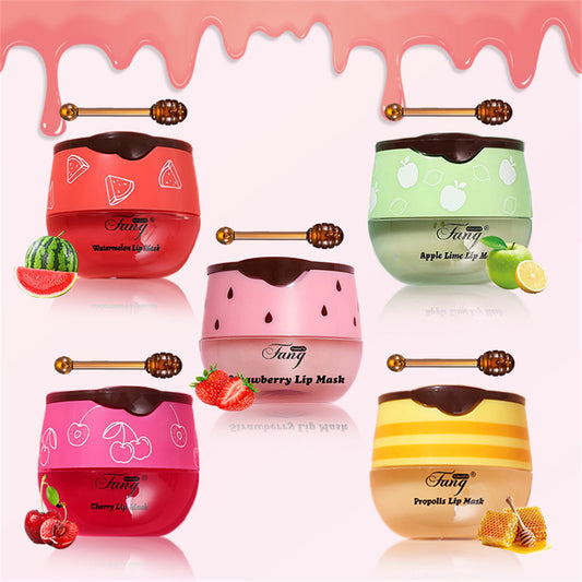 5.5g Lip Sleep Mask – Deep Moisturizing Lip Treatment with Strawberry & Honey