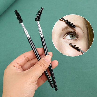 1/10PCS Soft Twisted Eyelash & Eyebrow Brushes – Elbow Contouring, Eyeliner & Eye Blending Makeup Tool