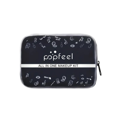 POPFEEL All-in-One Makeup Kit with Storage Case - Multi-Item Cosmetic Set for On-the-Go Beauty