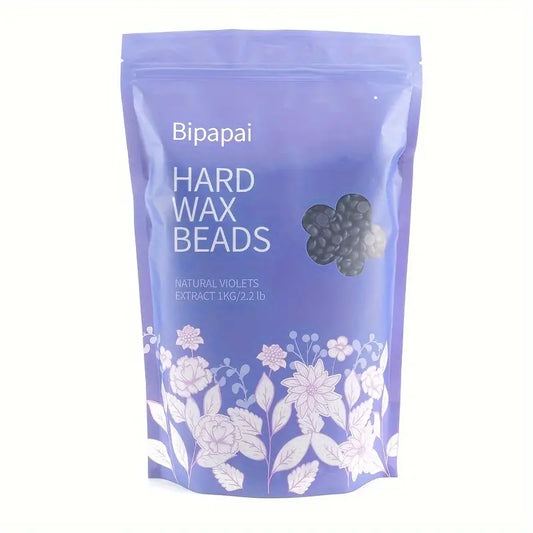 1000g Bipai Lavender Hard Wax Beads – Hypoallergenic, Quick-Dry