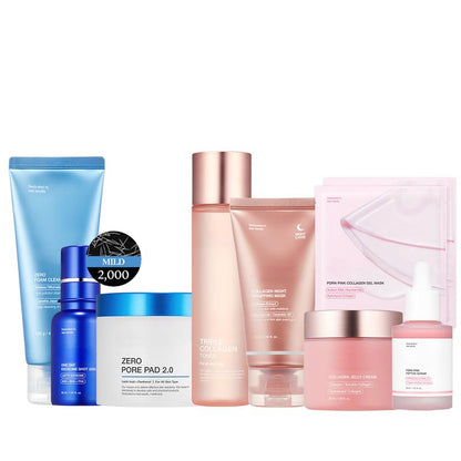 Affordable Glass Glow Skincare Set - Includes 9 Top-Selling Products for Gentle Skin Renewal