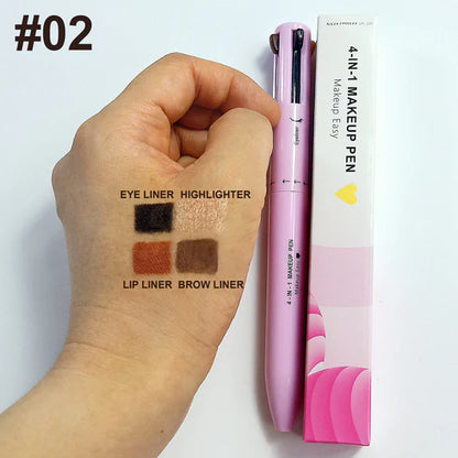 Waterproof 4-in-1 Makeup Pen