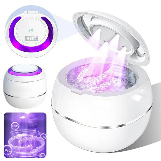 180ml Soundwave Retainer Cleaner – USB-Powered, Digital Display