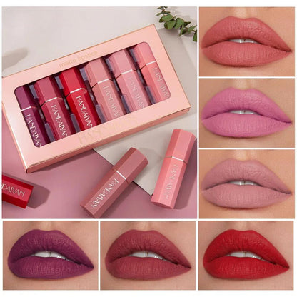 Handaiyan Cream Matte Lip Stick Set - Rich, Velvety Colors for Long-Lasting Wear